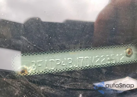 2013 Ford Fiesta Se из США, поврежденный, VIN 3FADP4BJ7DM223512